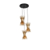 Art deco hanglamp goud 3-lichts - wesley