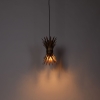 Art deco hanglamp goud - wesley