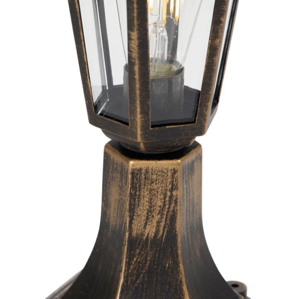 Buitenlamp antiek goud 42 cm ip44 - new haven
