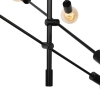 Industriële hanglamp zwart 8-lichts - sydney