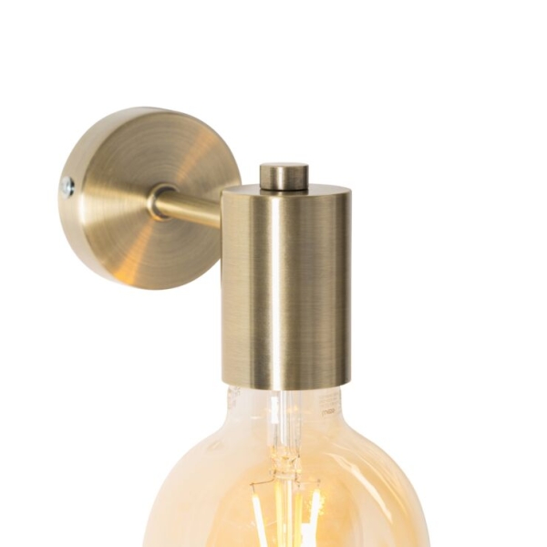 Industriële wandlamp brons - facil