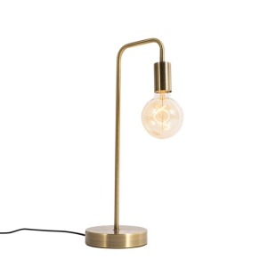 Moderne tafellamp brons - Facil