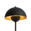 Retro tafellamp zwart met goud - magnax mini