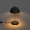 Retro tafellamp zwart met goud - magnax mini