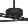 Smart hanglamp zwart verstelbaar incl. 6 wifi b35 - lofty