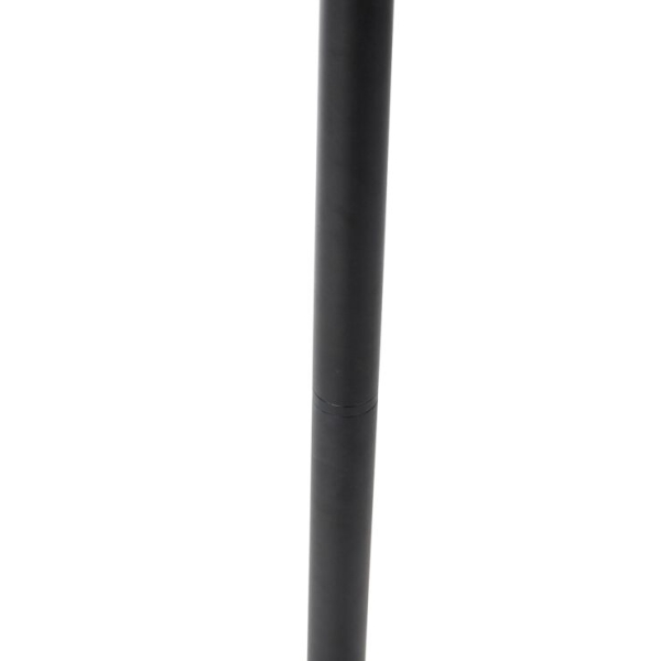 Smart staande buitenlamp zwart 125 cm incl. Wifi st64 - new orleans