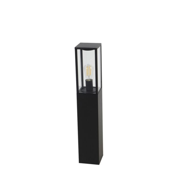 Smart staande buitenlamp zwart 80 cm incl. Wifi st64 - charlois