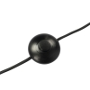Smart vloerlamp zwart verstelbaar incl. 3 wifi p45 - mesh