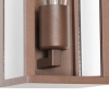 Smart wandlamp roestbruin 26 cm ip44 incl. Wifi st64 - charlois