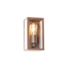 Smart wandlamp roestbruin 26 cm ip44 incl. Wifi st64 - charlois