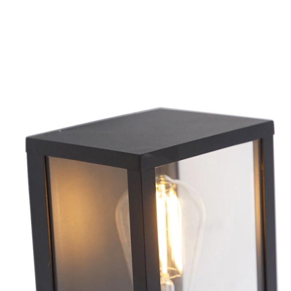 Smart wandlamp zwart 26 cm ip44 incl. Wifi st64 - charlois