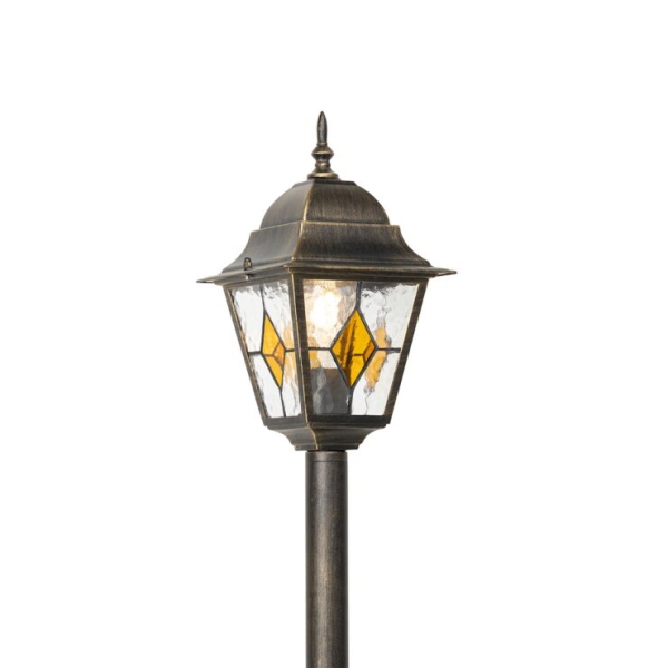 Vintage buiten lantaarn antiek goud 120 cm - antigua