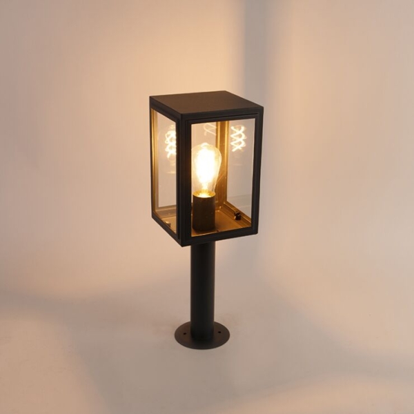 Buitenlamp paal grijs 50 cm IP44 - Sutton