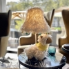 Kinder tafellamp alpaca wit - alma