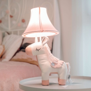 Kinder tafellamp eenhoorn roze - Elsa