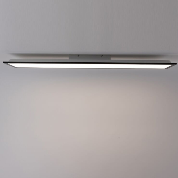 Modern LED paneel zwart 100 cm incl. LED dim to warm - Armstrong