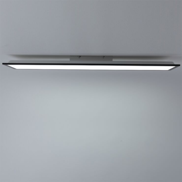 Modern LED paneel zwart 100 cm incl. LED dim to warm - Armstrong