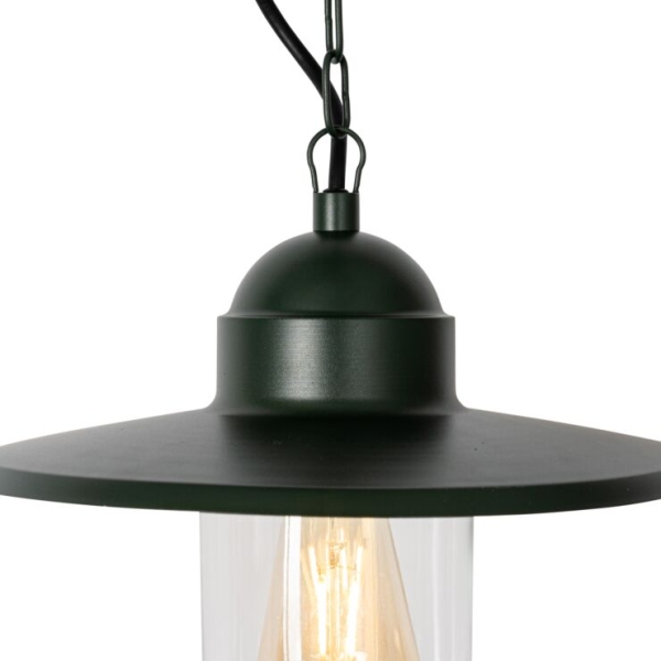 Moderne buiten hanglamp donkergroen IP44 - Kansas