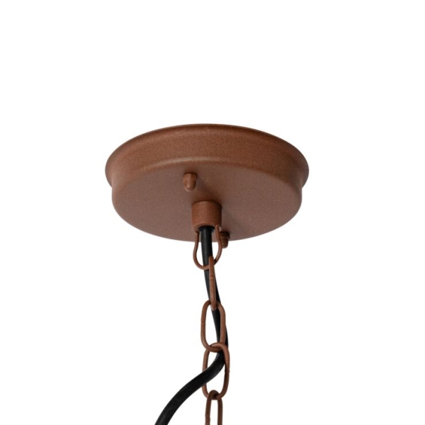 Moderne buiten hanglamp roestbruin IP44 - Kansas