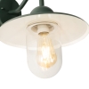 Moderne buiten wandlamp donkergroen IP44 - Kansas