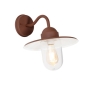 Moderne buiten wandlamp roestbruin IP44 - Kansas