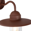 Moderne buiten wandlamp roestbruin IP44 - Kansas