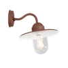 Moderne buiten wandlamp roestbruin IP44 - Kansas