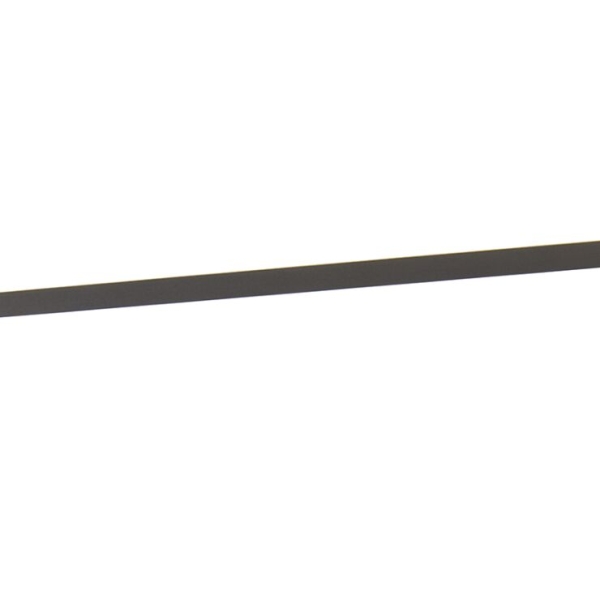 Modern led paneel zwart 80 cm incl. Led - liv