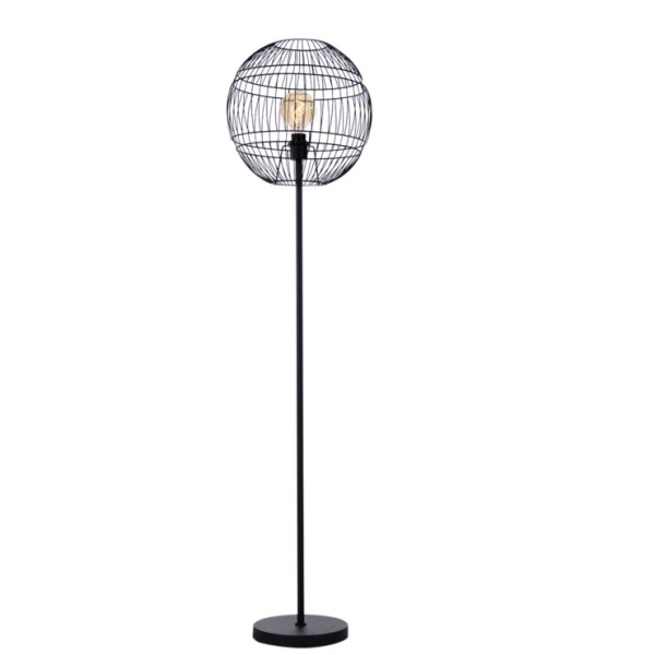 Moderne vloerlamp zwart - Sphaera