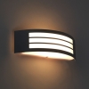 Moderne wandlamp donker grijs IP44 - Sapphire Deluxe