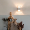 Moderne wandlamp wit - Amy