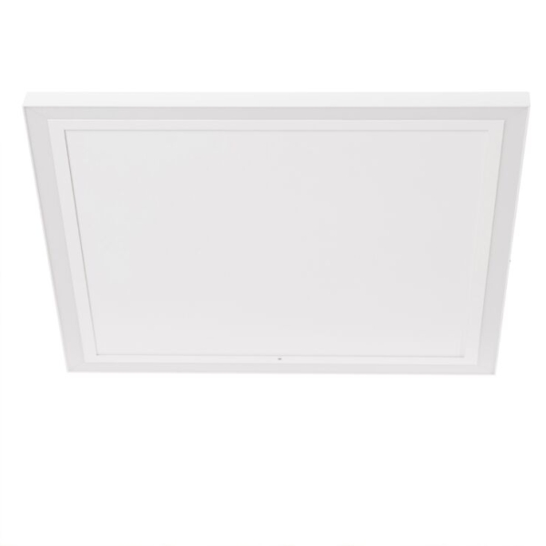 Plafond verwarmingspaneel wit 60 cm incl. Led met afstandsbediening - nelia