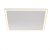 Plafond verwarmingspaneel wit 60 cm incl. Led met afstandsbediening - nelia