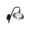 Smart buiten wandlamp zwart IP44 incl. Wifi A60 - Daphne