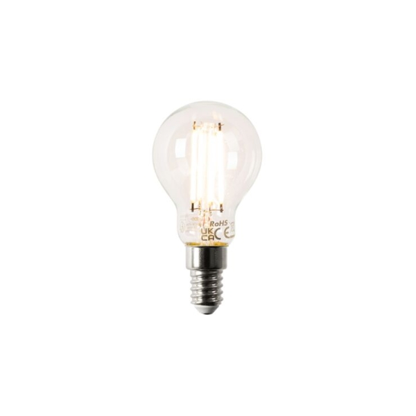 Smart vloerlamp zwart incl. 2 Wifi P45 - Carmen