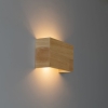 Smart wandlamp eiken hout 24 cm incl. Wifi G9 - Otan