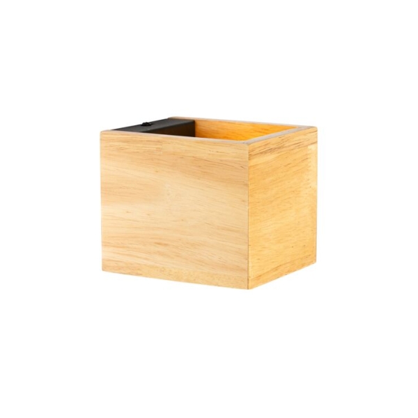 Smart wandlamp eiken hout 8 cm incl. LED - Transfer