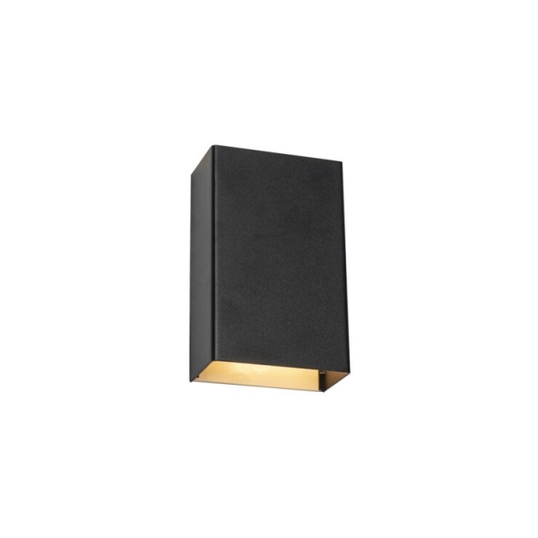 Smart wandlamp zwart 10 cm incl. 2 wifi g9 - otan