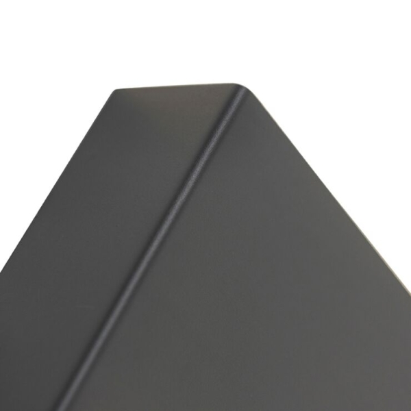 Smart wandlamp zwart 24 cm incl. 2 wifi g9 - otan