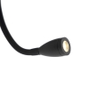 Smart wandlamp zwart met usb en flexarm incl. Wifi g9 - flero