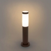 Buitenlamp paal roestbruin met opaal 45 cm IP44 - Rox