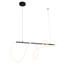 Design hanglamp zwart incl. LED 3-staps dimbaar - Danisha