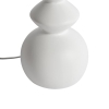Design tafellamp wit velours kap taupe met goud 25 cm - alisia