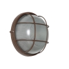 Industriële buitenwandlamp roestbruin IP44 - Hanneke