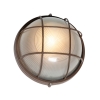 Industriële buitenwandlamp roestbruin IP44 - Hanneke