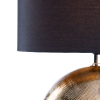 Landelijke tafellamp brons met zwart 53 cm - kygo