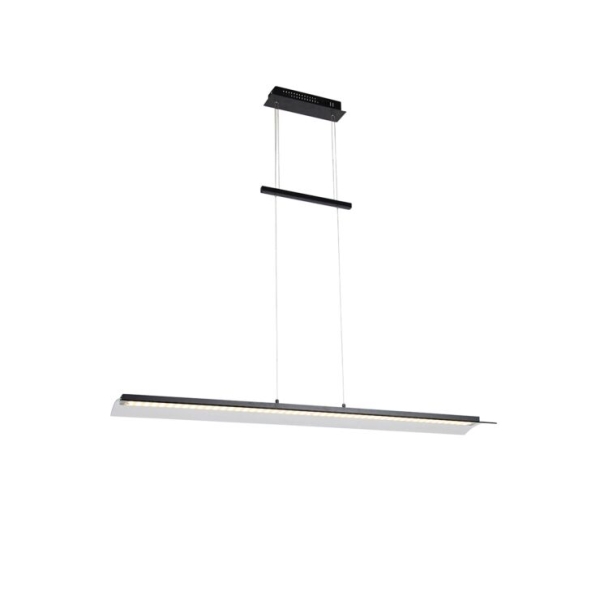 Moderne hanglamp zwart incl. LED 3-staps dimbaar - Boone