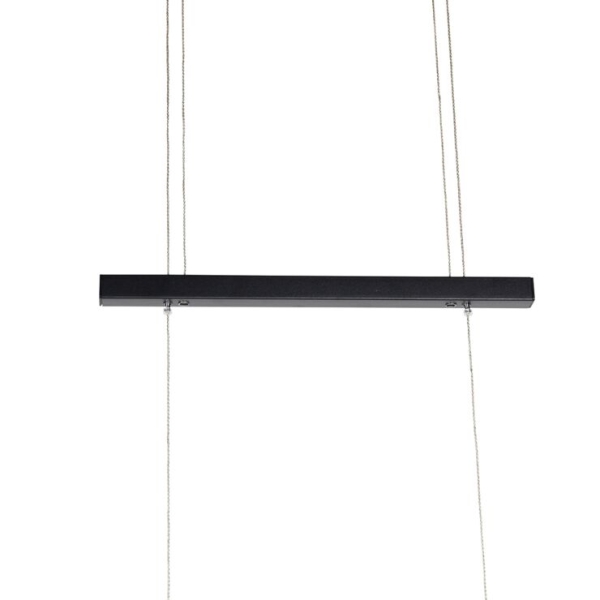 Moderne hanglamp zwart incl. LED 3-staps dimbaar - Boone