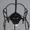 Retro hanglamp zwart 15 cm - Granny Frame