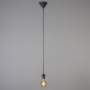 Retro hanglamp zwart 15 cm - Granny Frame